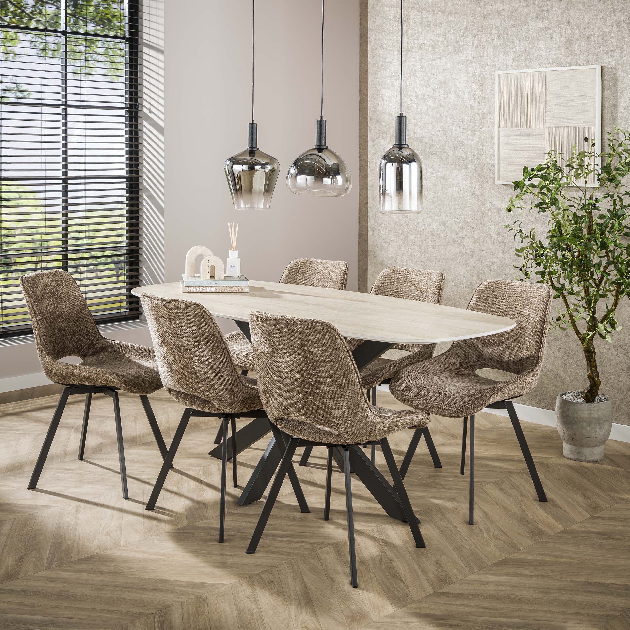 Eettafel Romano Cross 180 - Afbeelding 3