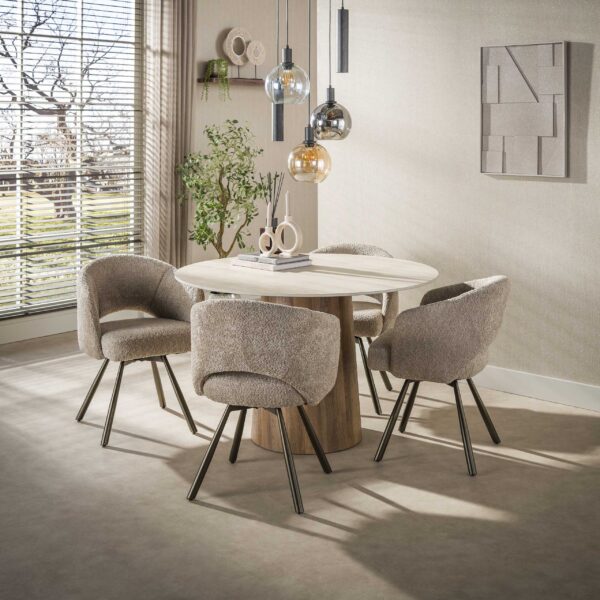 Eettafel Romano Centro Ø120