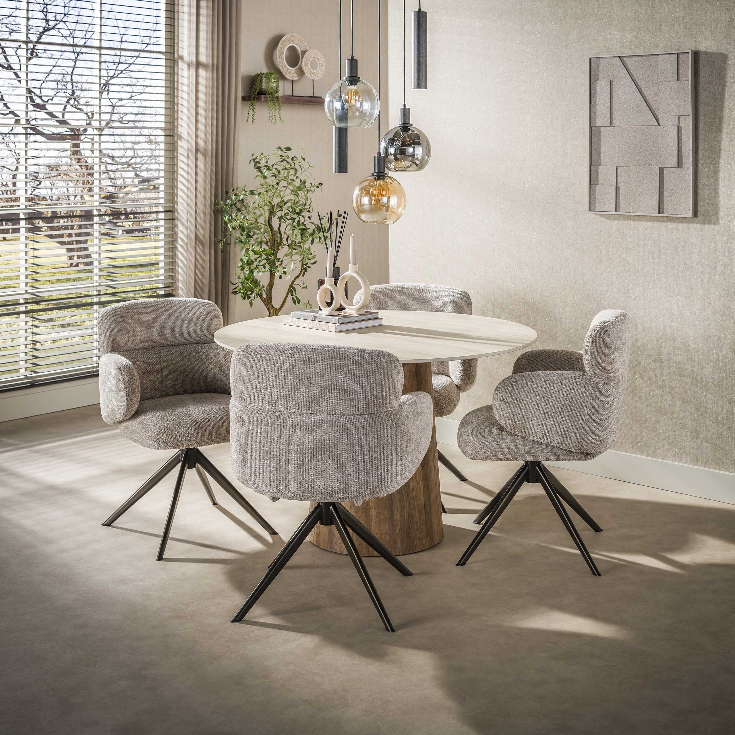 Eettafel Romano Centro Ø120 - Afbeelding 2