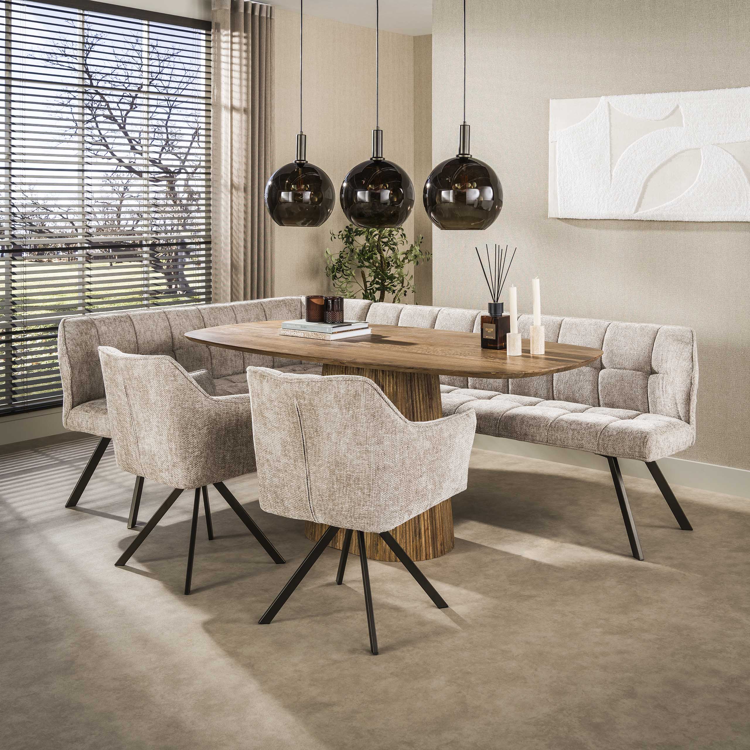 Hoekbank Raster L