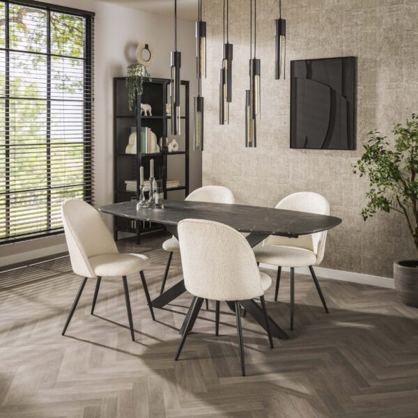 Eettafel Onyx Cross 180