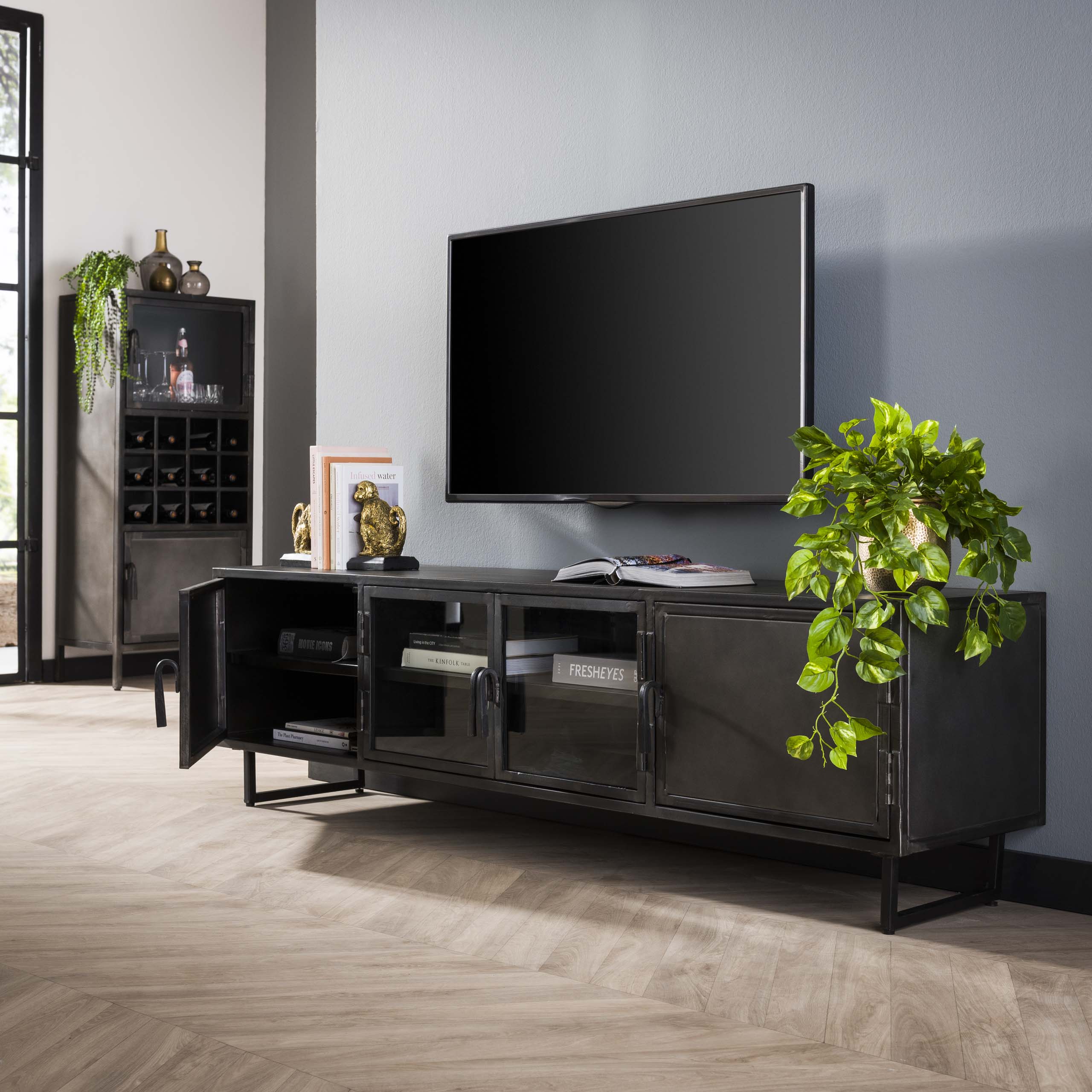 TV-meubel Rift Metal 4D - Afbeelding 2