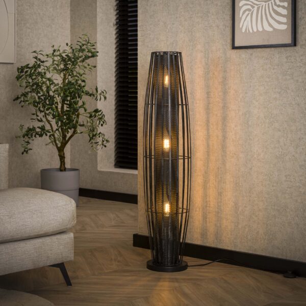 Vloerlamp Cylinder Mesh 3L 120