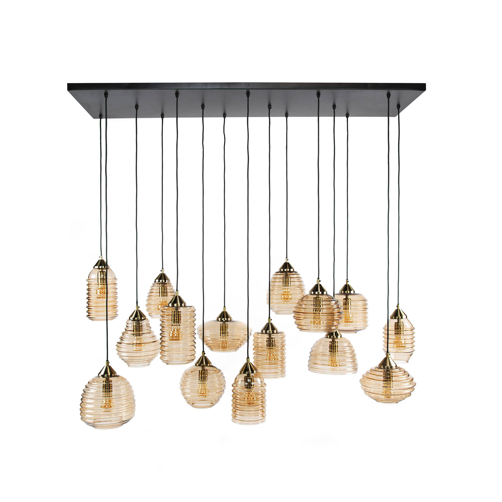 Hanglamp Rib Glass 5+5+5L - Afbeelding 6