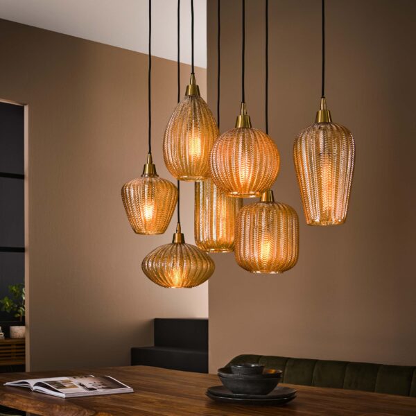 7078_39A_1 Hanglamp V-Shape 4+3L