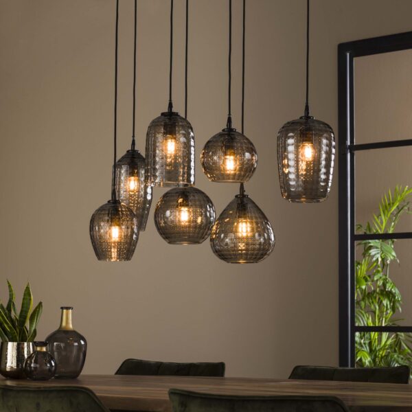 7080_39G_1 Hanglamp Hexagon 4+3L
