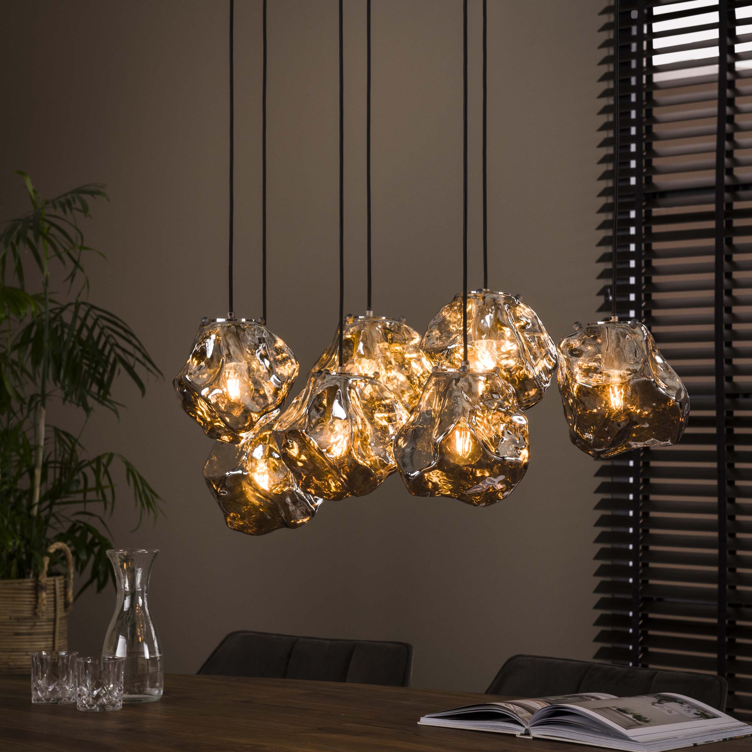 Hanglamp Rock 4+3L