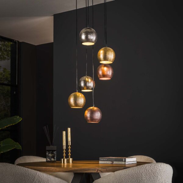 Hanglamp Bol Metal 6L