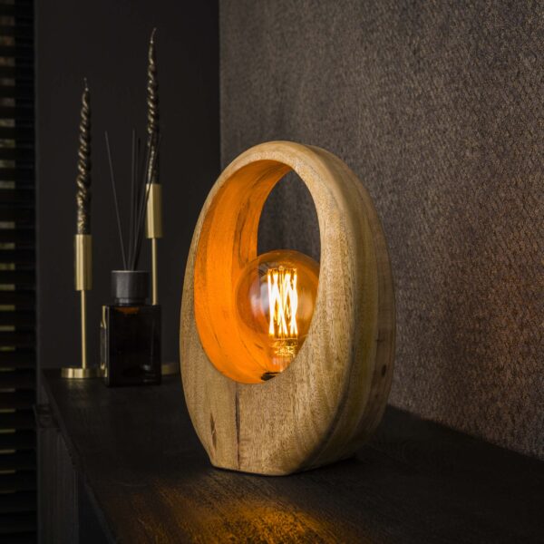 7321_16_1 Tafellamp Arch Wood 1L