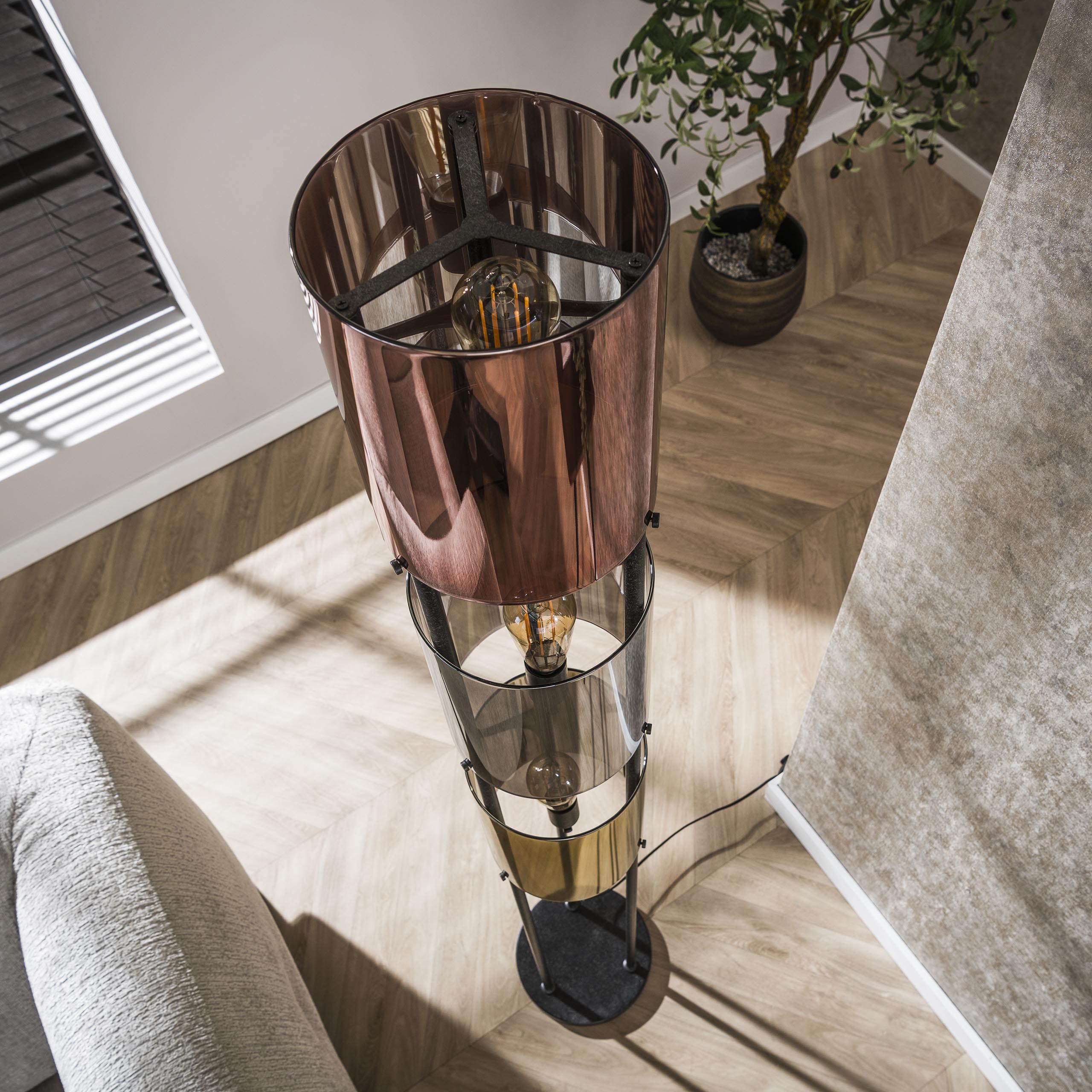 Vloerlamp Lucente Tricolore 3L - Afbeelding 3