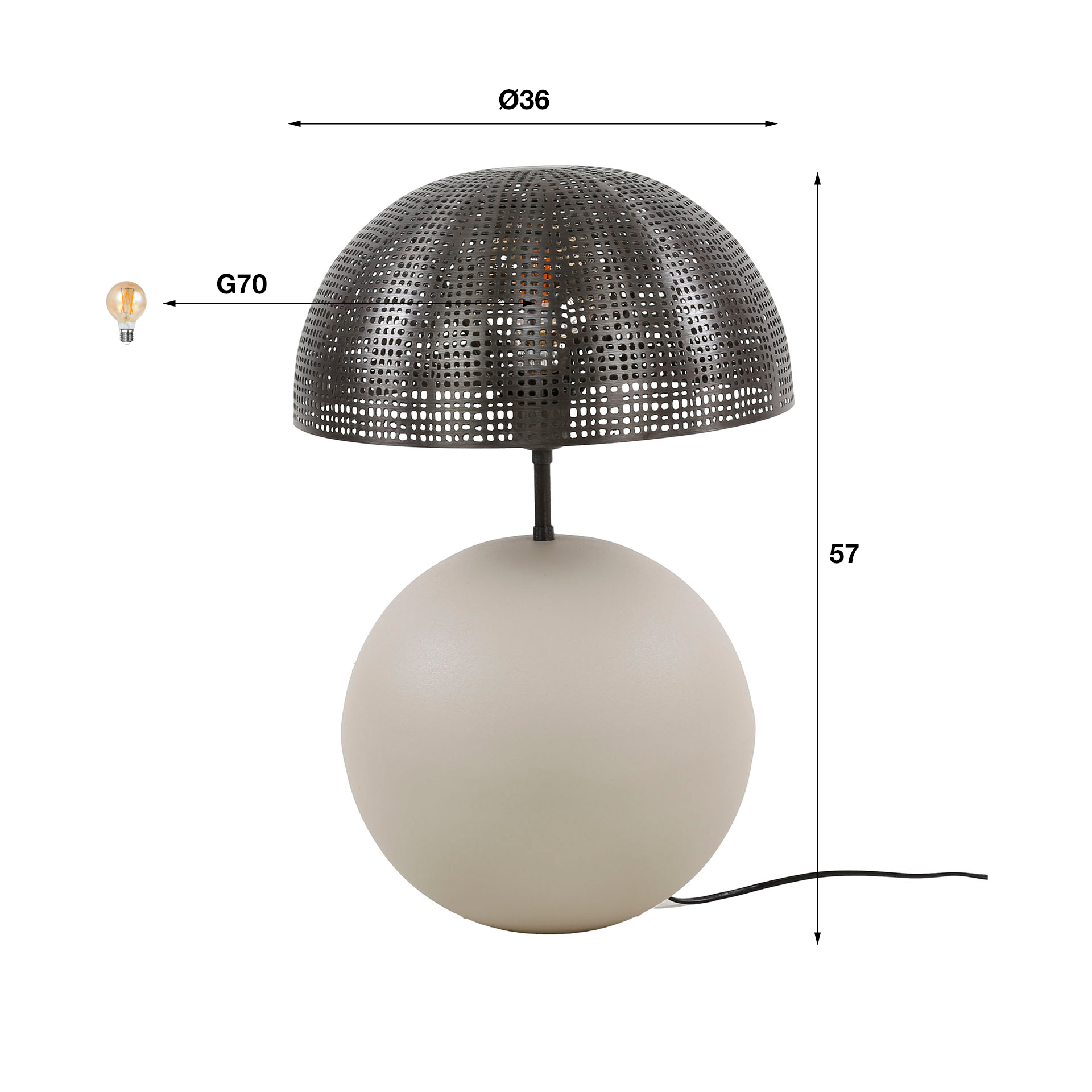 Tafellamp Sphere L 1L - Afbeelding 4