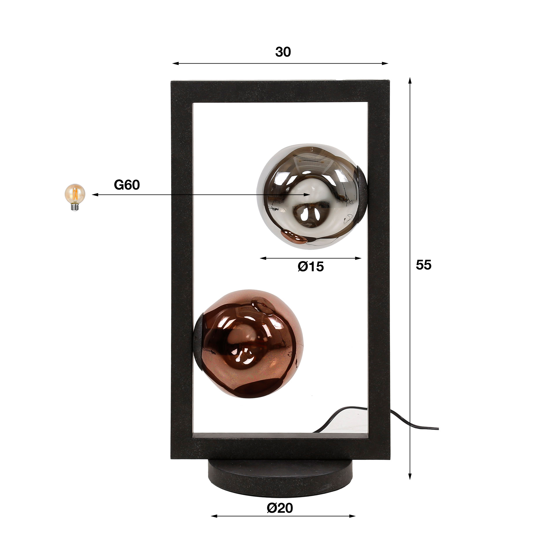 Tafellamp Stellar 2L - Afbeelding 4