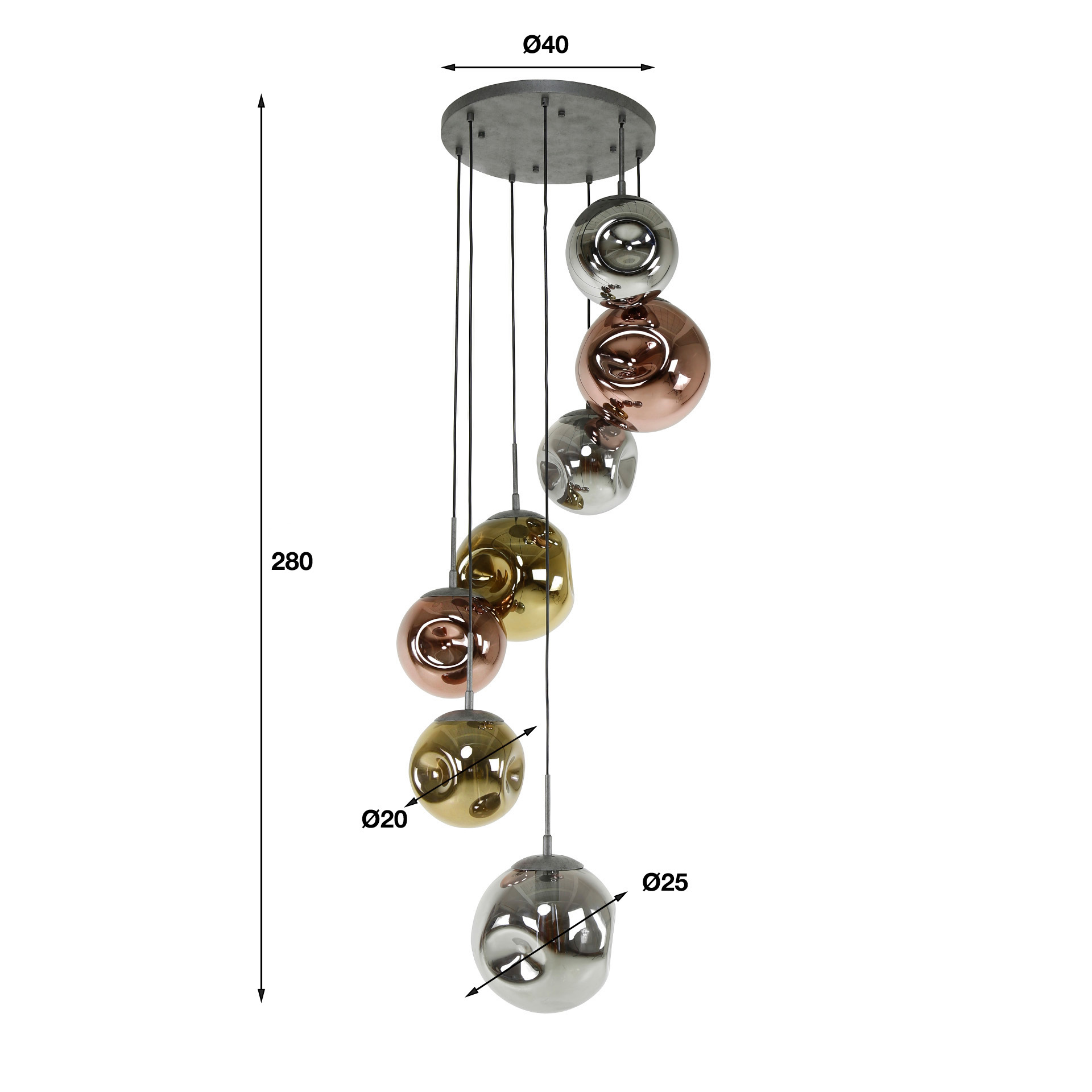 Hanglamp Stellar 7L - Afbeelding 10