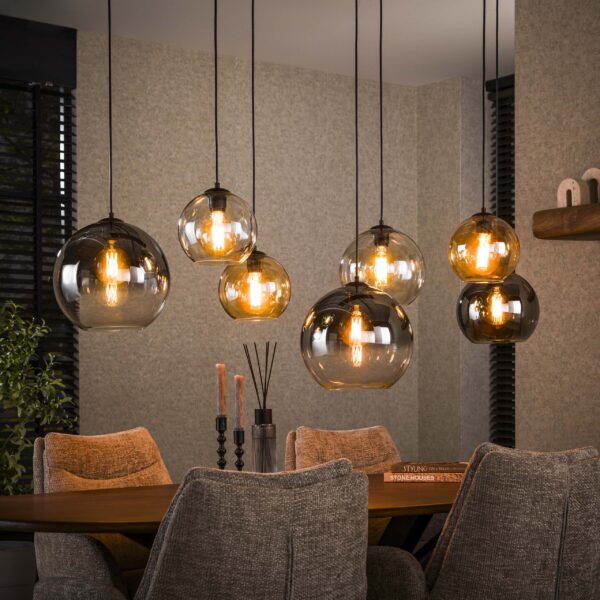 Hanglamp Multi Globe 4+3L