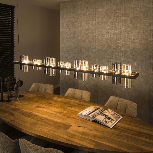 Hanglamp Cylinder Glass 14L