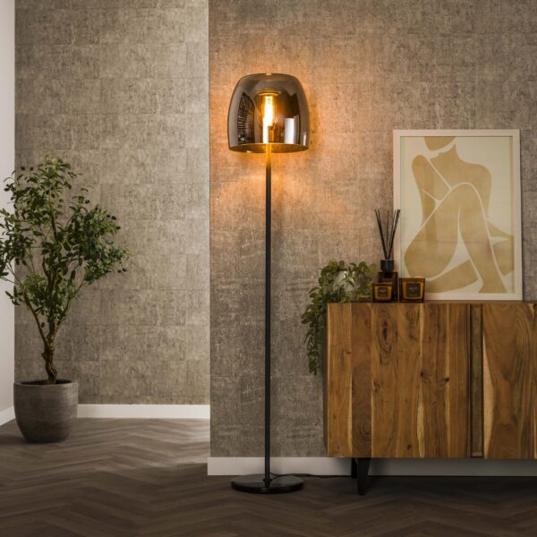 8013_39G_1 Vloerlamp Drift Glass 1L