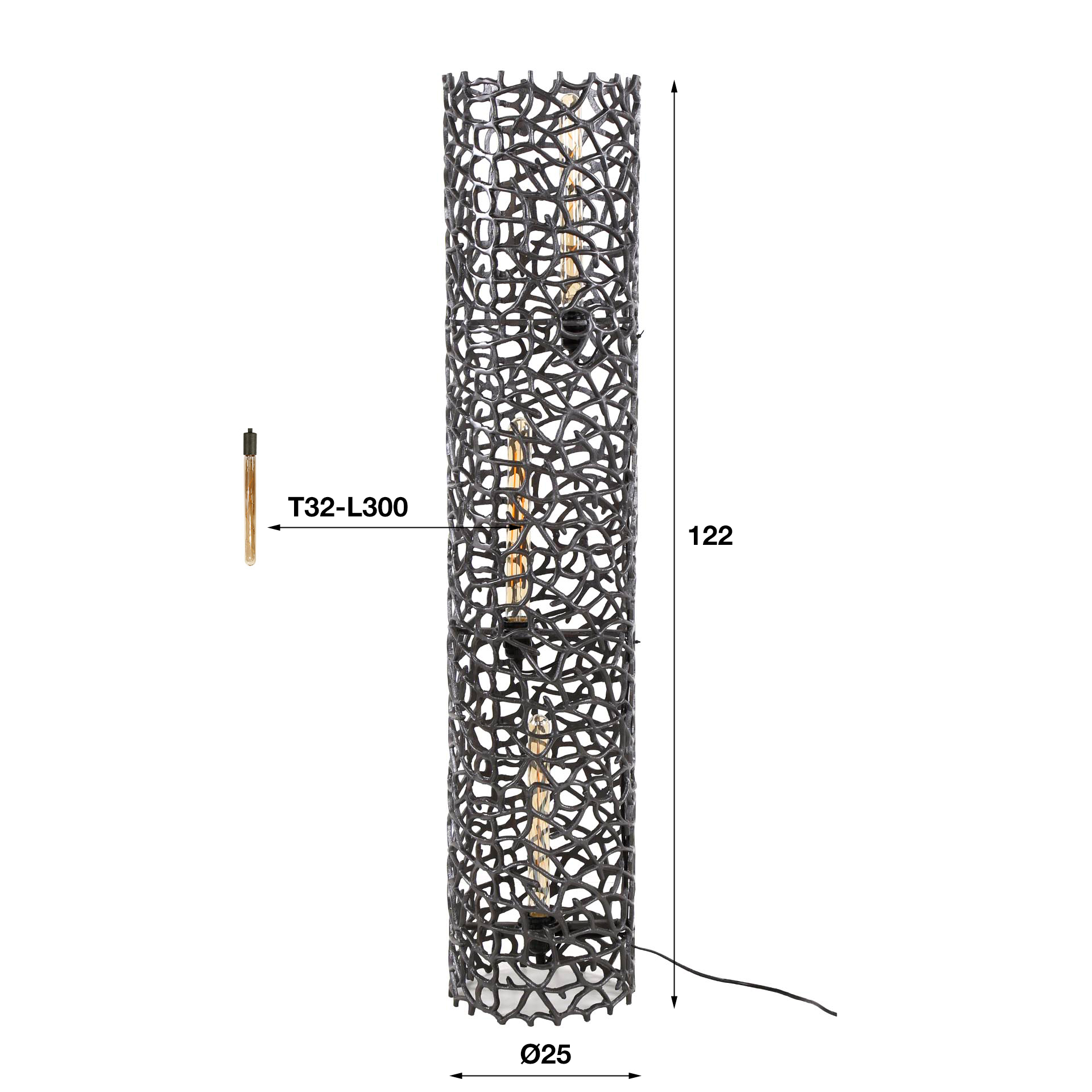 Vloerlamp Weaver XL 3L - Afbeelding 7