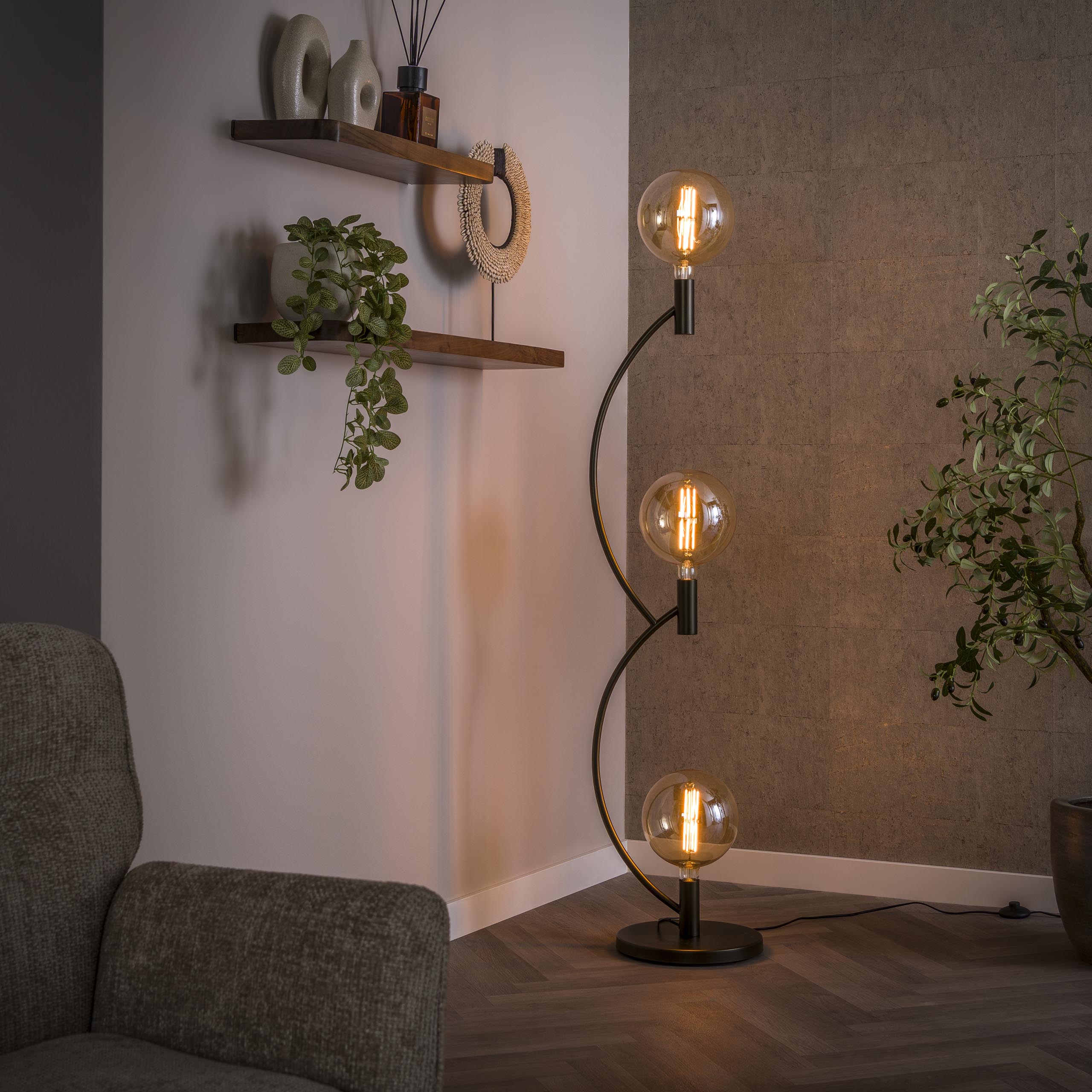 Vloerlamp Arcus 3L