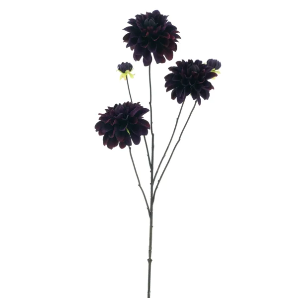 Dahlia Spray Capitol Burgundy - 89cm