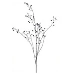 825020068 Rose hip branche burgundy - 134 cm