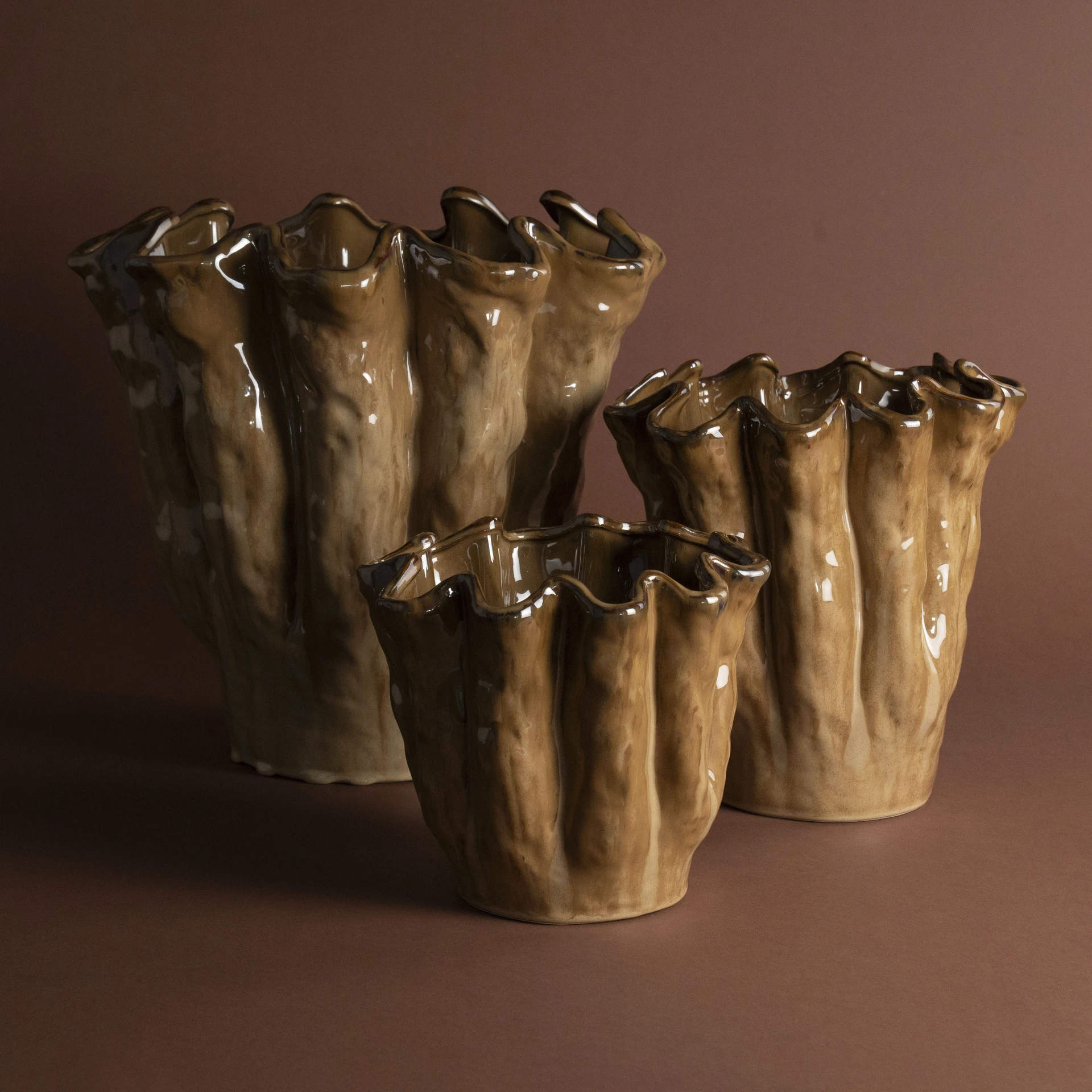 Eloro 27,7x27,5 cm - brown - Afbeelding 3