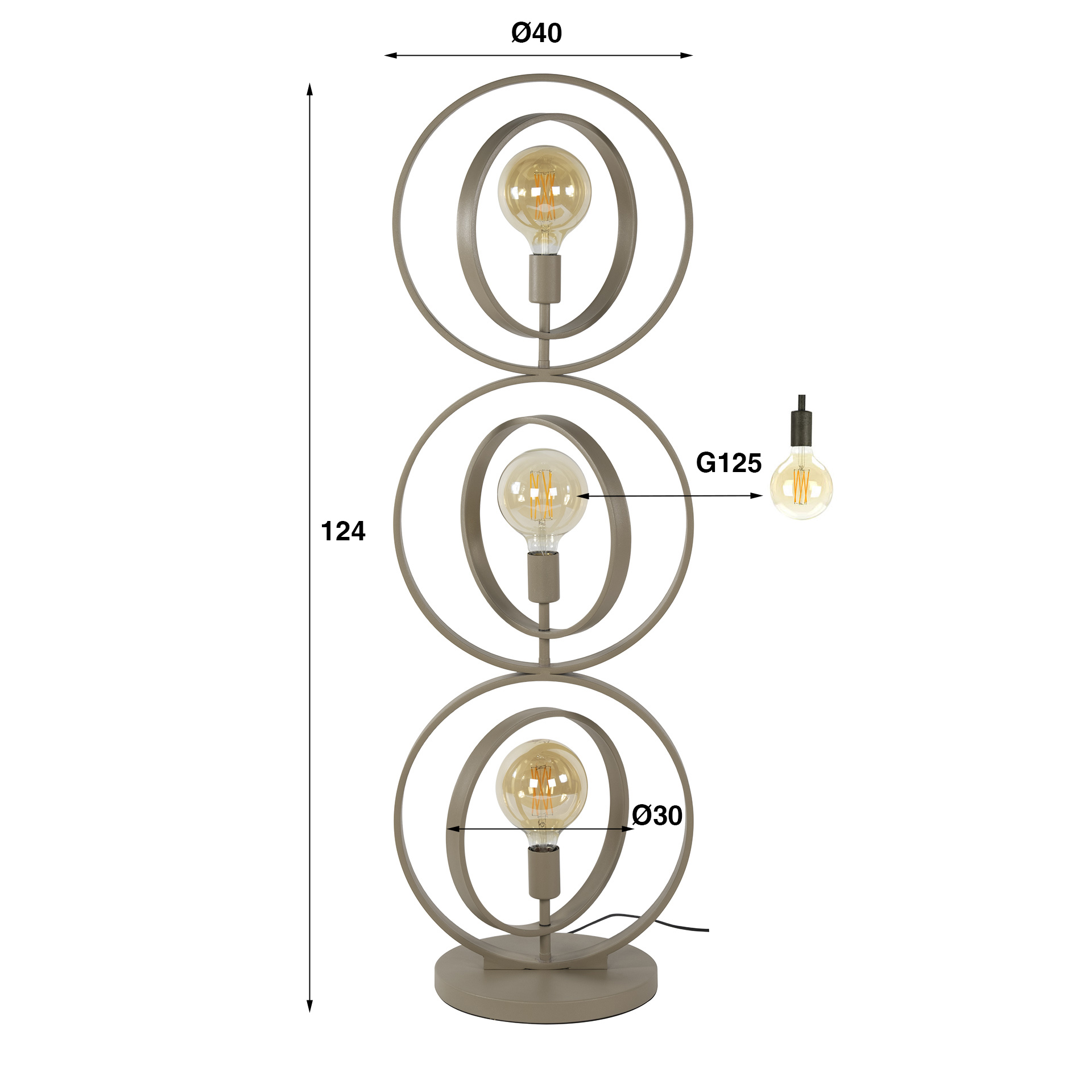 Vloerlamp Turn Around 3L - Afbeelding 5