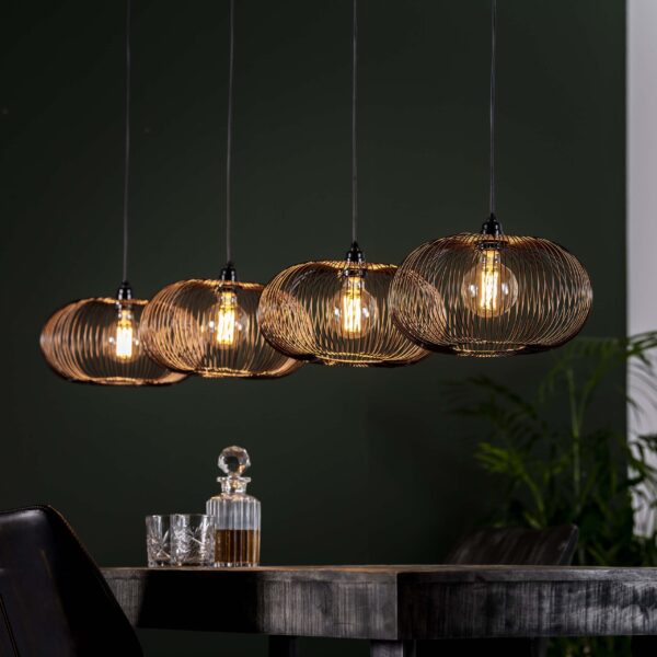 Hanglamp Copper Twist 4L