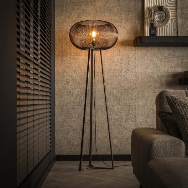 Vloerlamp Copper Twist 1L