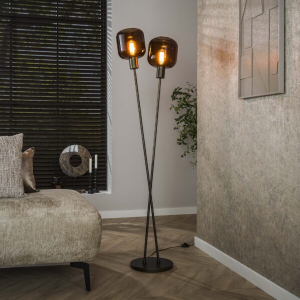 Vloerlamp Bronza 2L
