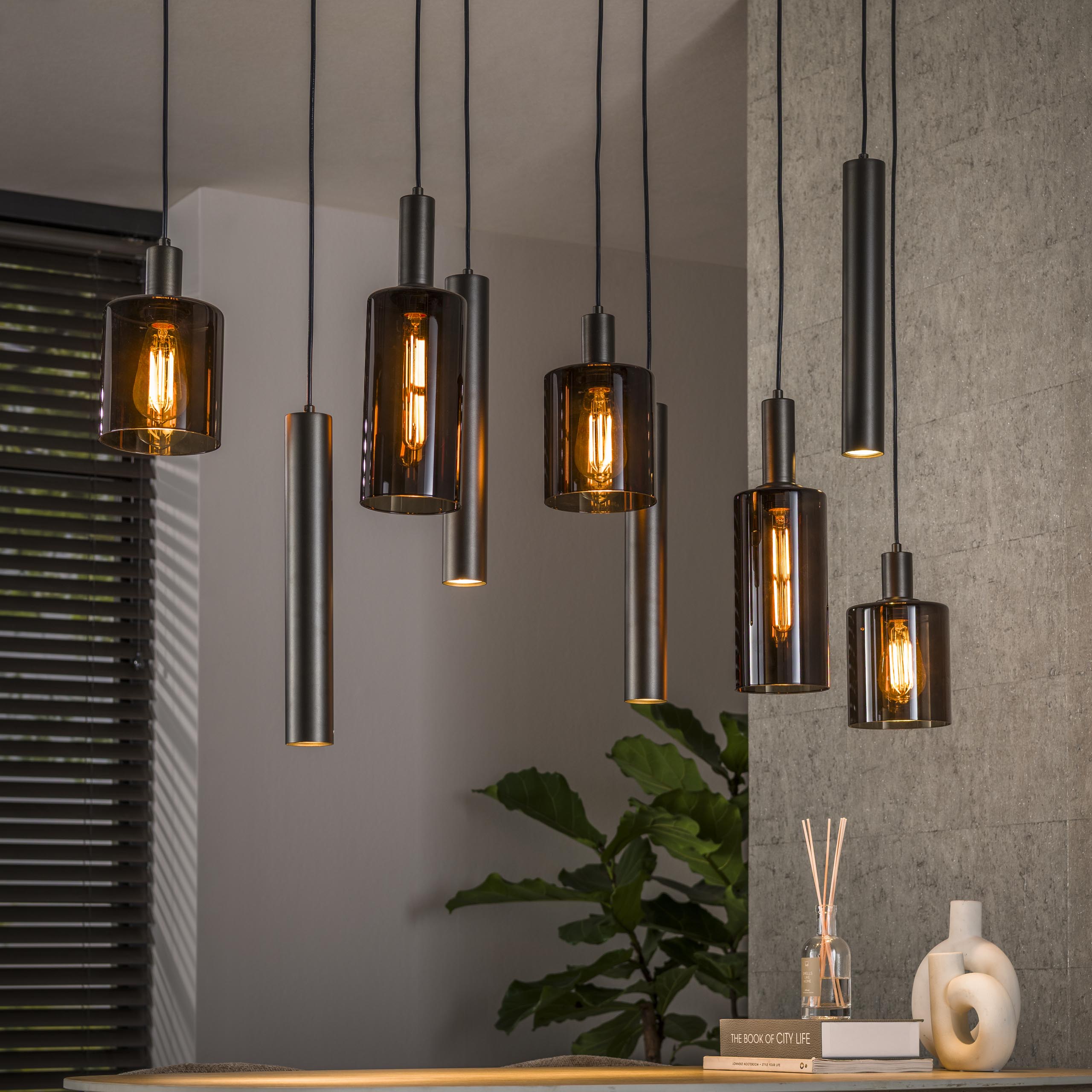 Hanglamp Sepiora 5+4L