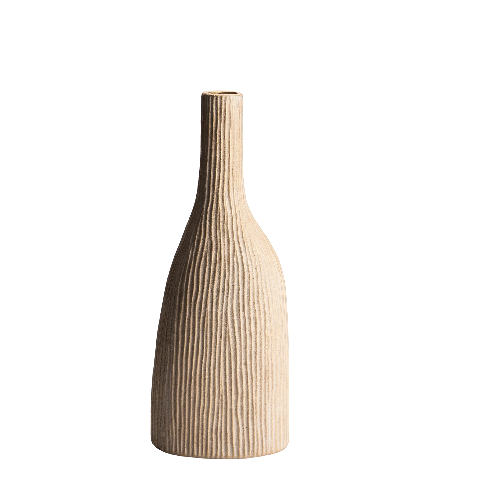 Vaas Diodo 19,2x14x50 cm - bruin