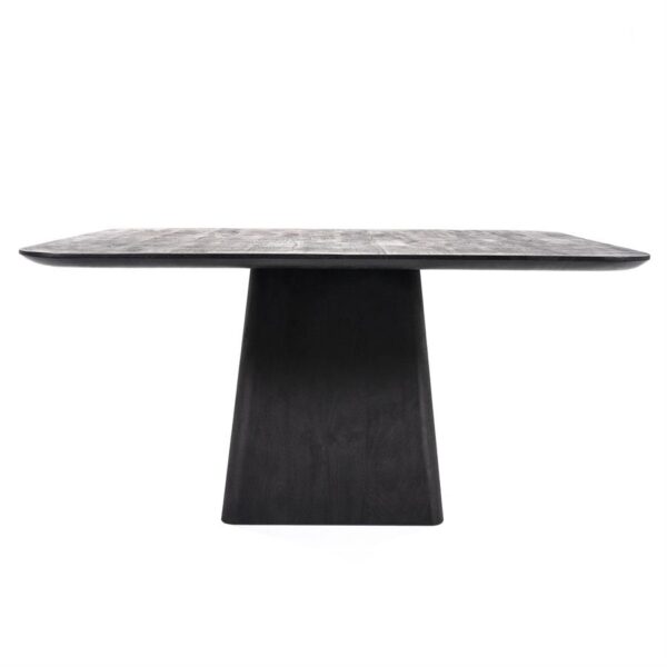 95772 Eettafel Aron vierkant 150 - zwart