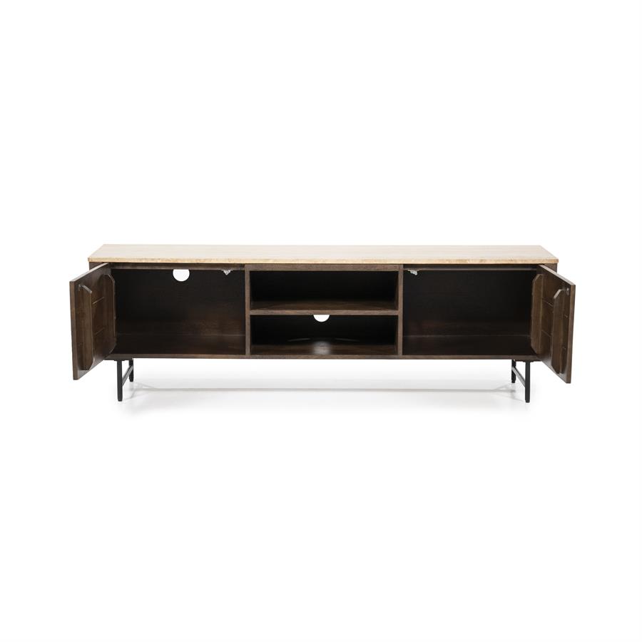 TV meubel Lio 170 cm - 2drs. - Afbeelding 2