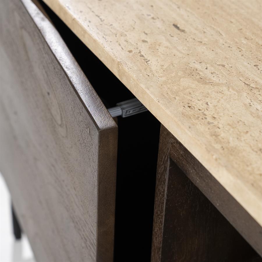 TV meubel Lio 170 cm - 2drs. - Afbeelding 7