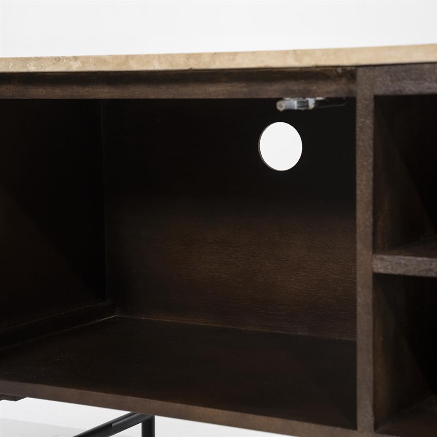 TV meubel Lio 170 cm - 2drs. - Afbeelding 8