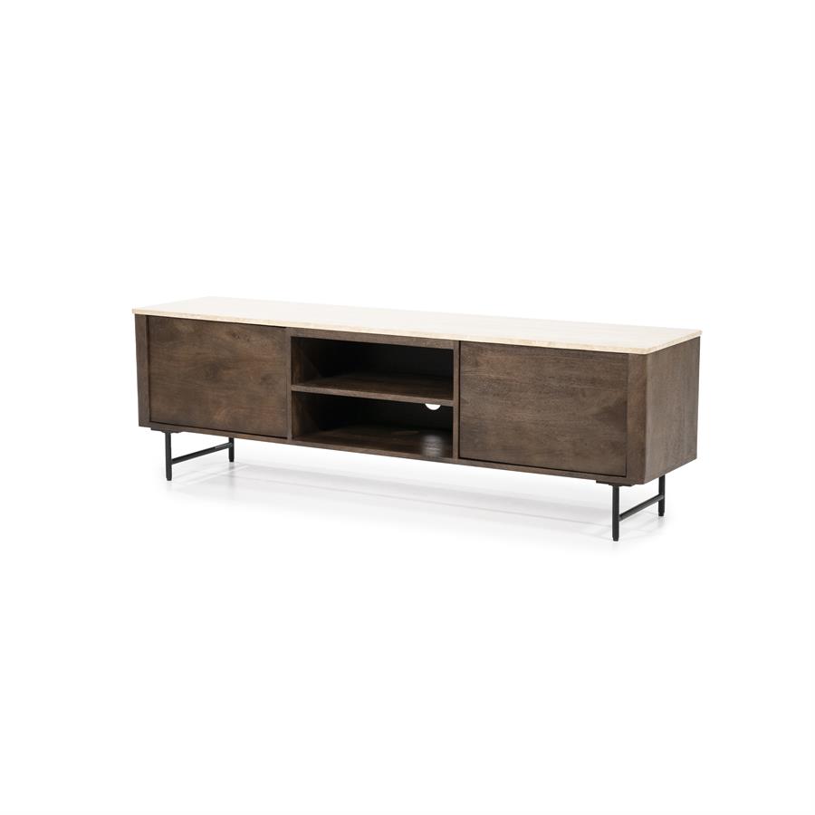 TV meubel Lio 170 cm - 2drs. - Afbeelding 9