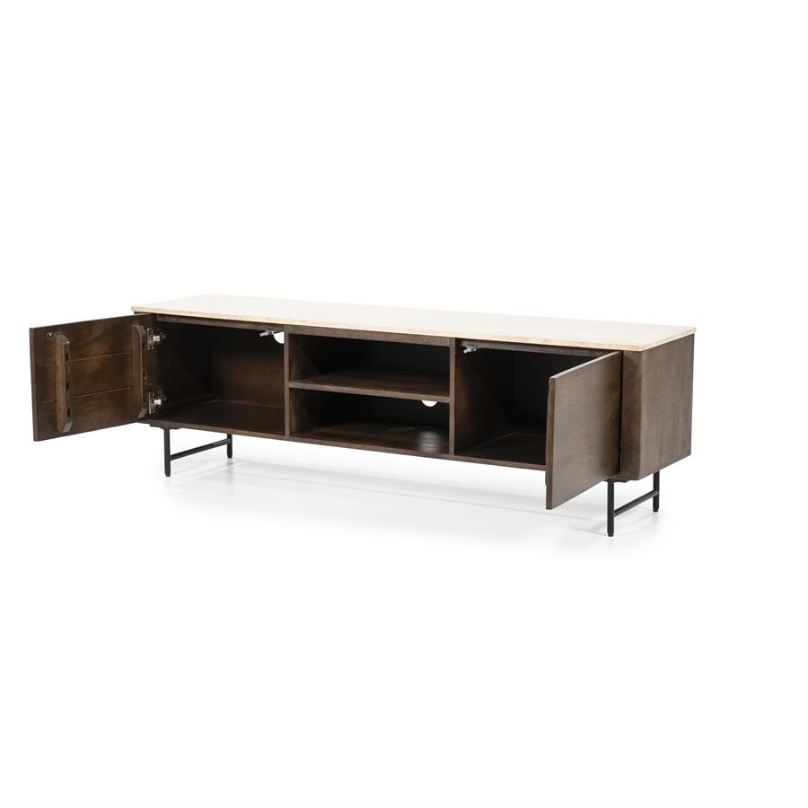 TV meubel Lio 170 cm - 2drs. - Afbeelding 10