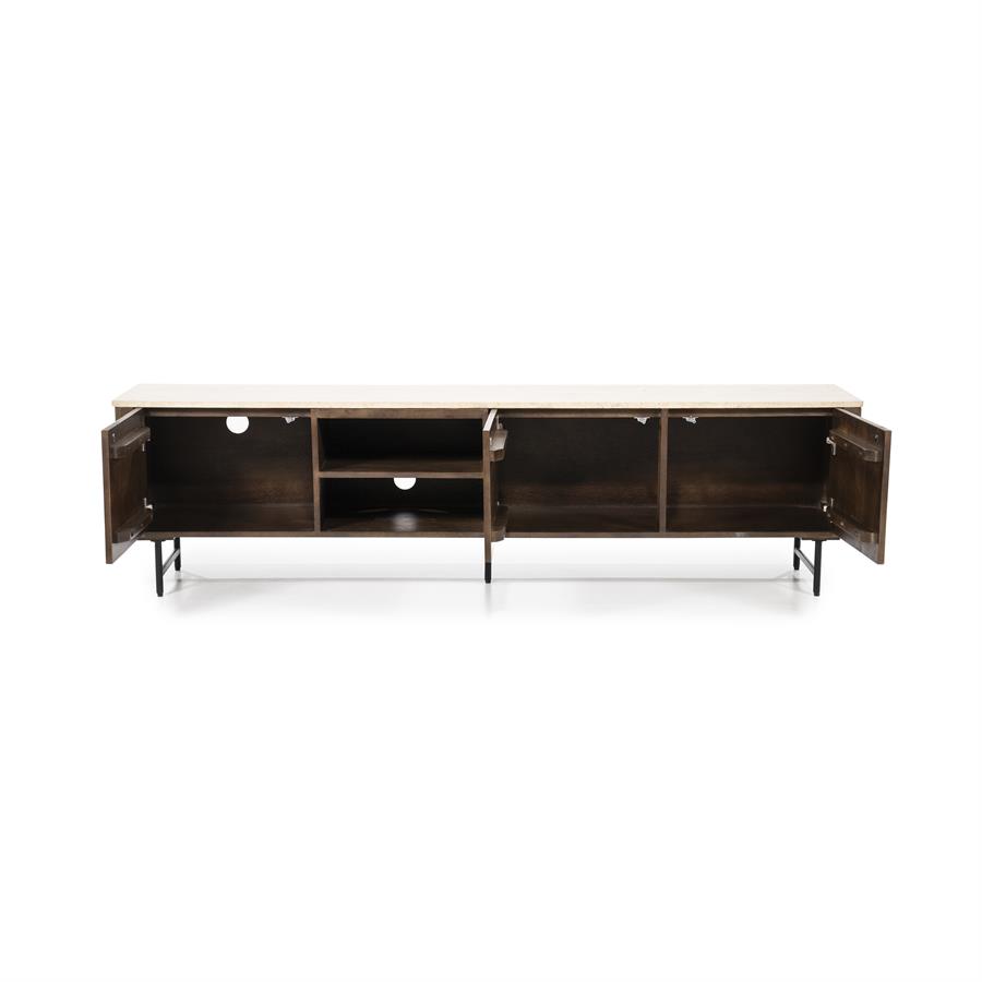 TV meubel Lio 200 cm - 3drs. - Afbeelding 2