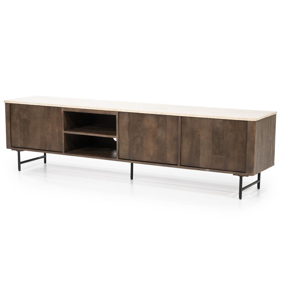 TV meubel Lio 200 cm - 3drs. - Afbeelding 9