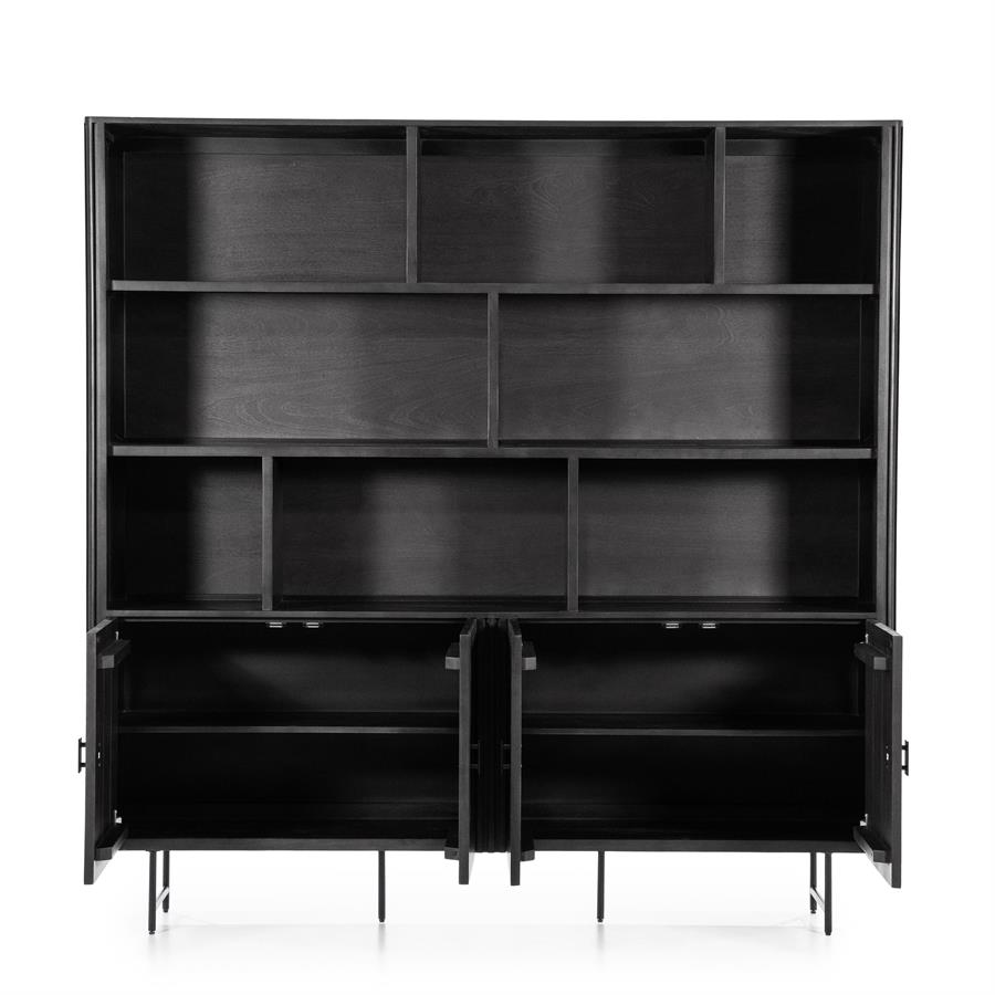 Wandkast Remi - zwart - Afbeelding 2
