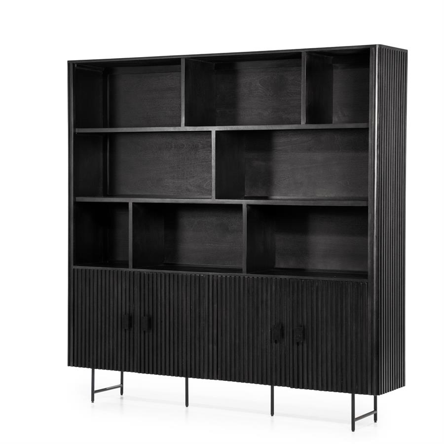 Wandkast Remi - zwart - Afbeelding 3