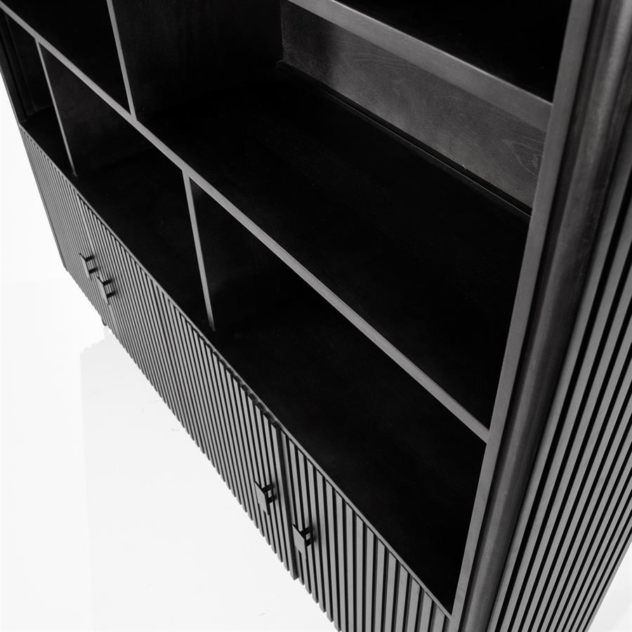 Wandkast Remi - zwart - Afbeelding 6