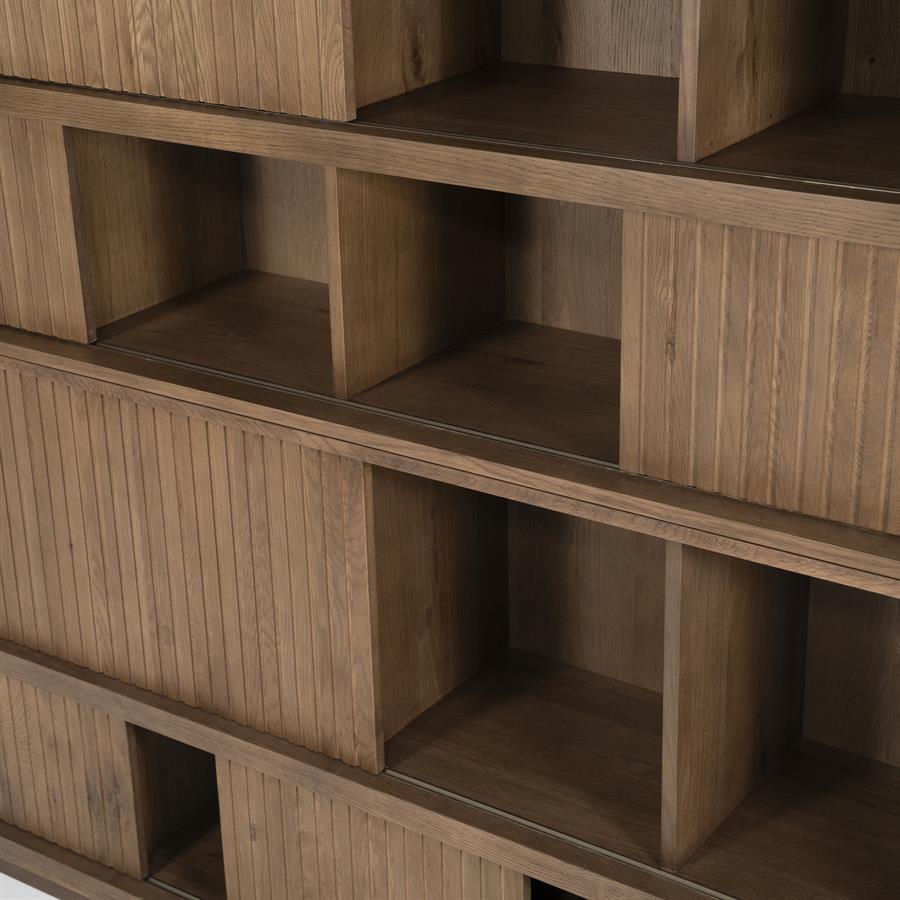 Boekenkast Milo - bruin - Afbeelding 11