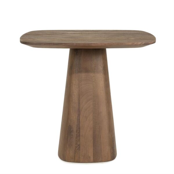 96492 Eettafel Aron vierkant 80x80 - lichtbruin