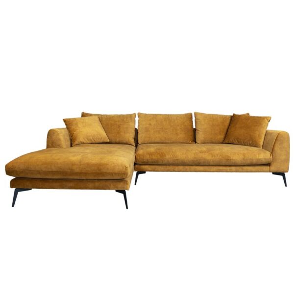 Nottingham  2 5-AR + Chaise L - Adore 015 Yellow Orange