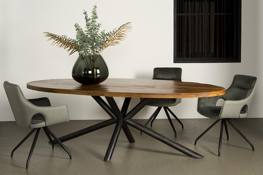 Selva Eetkamertafel naturel ovaal 240 cm - Afbeelding 2