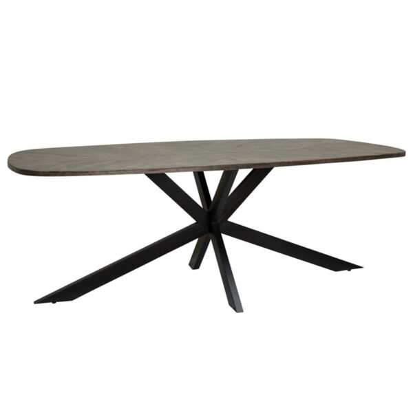 Silvi Eetkamertafel olijfbruin 220 cm