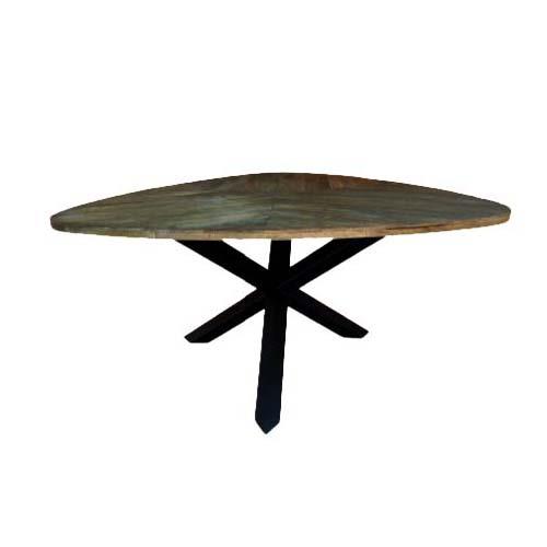 AA-0150OB_11550 Trivero Eetkamertafel olijfbruin 150 cm