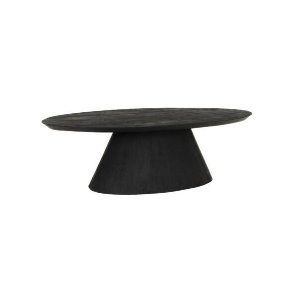 Premana Salontafel zwart ovaal 135 cm