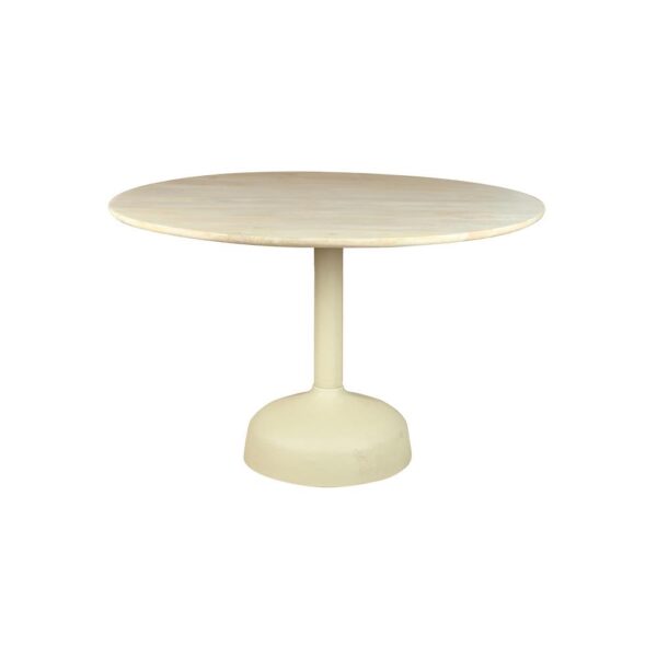 AC-0011_15532 Elba Eetkamertafel gebroken wit rond 120 cm
